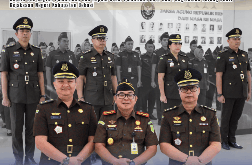 Serah Terima Jabatan Kasubagbin & Kasi BB