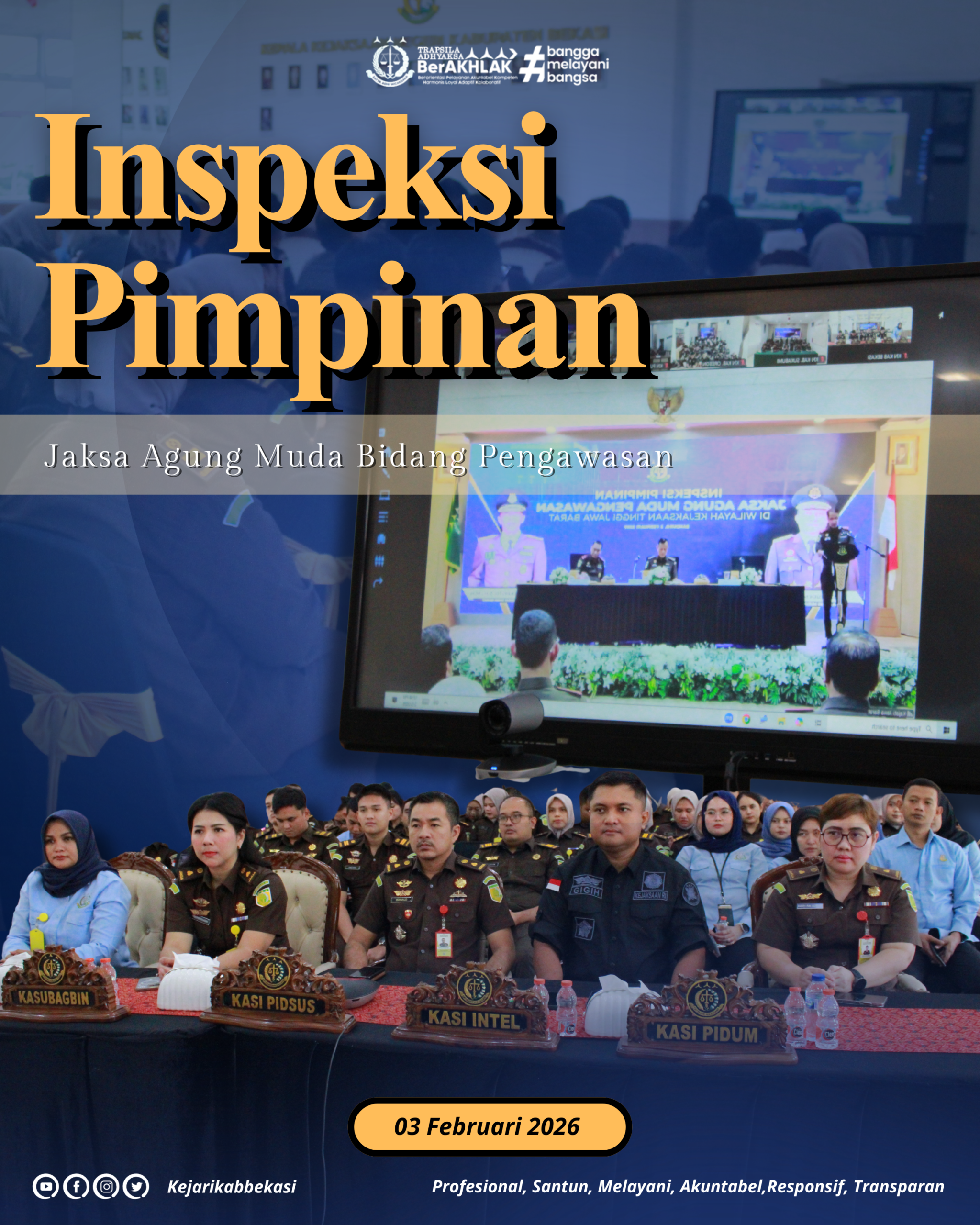 Inspeksi Pimpinan Jaksa Agung Muda Bidang Pengawasan
